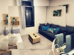 Posezení v ubytování Le chalet de la Presquile