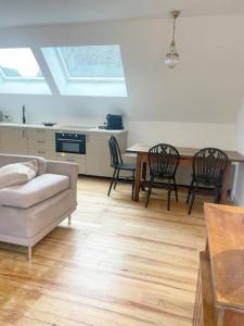 Kuchyň nebo kuchyňský kout v ubytování Appartement BZH