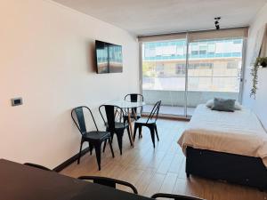 Katil atau katil-katil dalam bilik di Clínica las Condes - Estoril