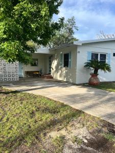 Bygningen som feriehuset ligger i