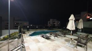 Πισίνα στο ή κοντά στο Studio Premium 30 Andar Transamerica Fit