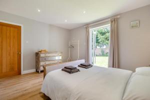 Postel nebo postele na pokoji v ubytování Rectory Cottage - Norfolk