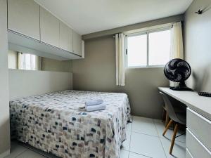 Ένα ή περισσότερα κρεβάτια σε δωμάτιο στο Apartamento 2 Quartos no Eko Home Club – Caruaru +23 φωτογραφίες