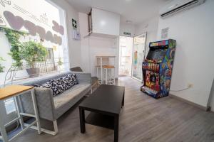 Χώρος καθιστικού στο Be Happy Hostel