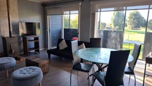 Posezení v ubytování Casa en Frutillar