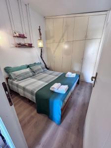 Un pat sau paturi într-o cameră la La Casina di Dany