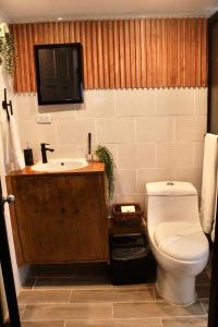 Koupelna v ubytování Apartamento Quepos, Manuel Antonio, Costa Rica