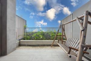 Μπαλκόνι ή βεράντα στο Echarm Hotel Fangchenggang Qisha