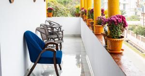 Balkón nebo terasa v ubytování Utsav Hotels and Banquets Bolpur + 106 fotografií