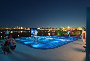 Πισίνα στο ή κοντά στο Premium hotel MONday MAIHAMA View 1