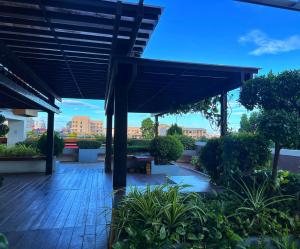 a view from the roof of a building at Heart of Cebu Cozy Studio with Pool, Gym, Wifi and Netflix near Cebu City,Ayala and IT Park in Cebu City