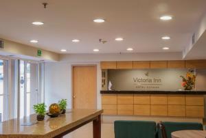 The lobby or reception area at Victoria Inn