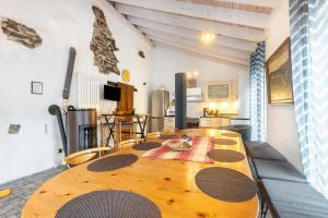 Χώρος καθιστικού στο Ferienhaus Enztal