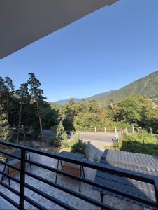 une vue depuis le balcon d'une maison dans l'établissement Visitor, à Bordjomi 28 autres photos