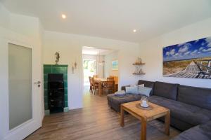 Posezení v ubytování Sonniges Ferienhaus Tante Inge in der Eckernförder Bucht
