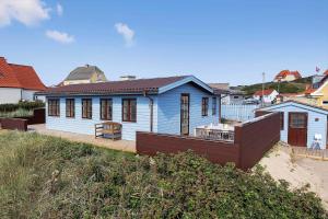 Bygningen som feriehuset ligger i