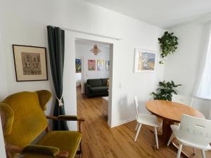 Χώρος καθιστικού στο Wohnung am Rande der Altstadt Bambergs