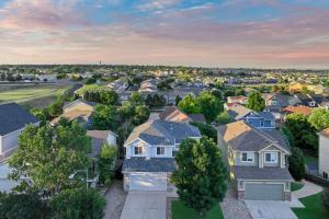 an aerial view of a residential neighborhood with houses at Fountain Family Retreat - Pet Friendly in Fountain