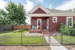 Bygningen som feriehuset ligger i