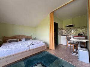 Dapur atau dapur kecil di Simplex Stays Hotel Lauer
