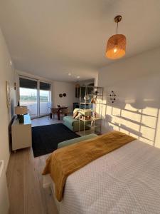 Postel nebo postele na pokoji v ubytování Bed&Fly Bologna