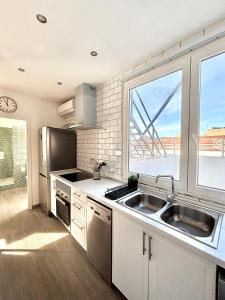 Кухня или мини-кухня в Estudio con terraza en La Línea Centro Studio103
