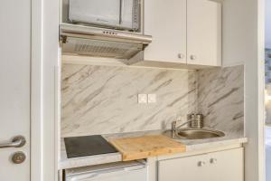 Kuchyň nebo kuchyňský kout v ubytování Colivi Suite Spacieuse 45m2 Gare Annemasse