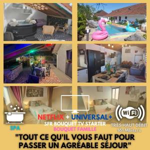 Fotografie z fotogalerie ubytování L'OASIS - Maison avec SPA, Braséro & Plancha v destinaci Pau