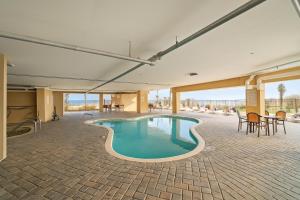 a swimming pool in the middle of a patio at Bahama Sands - 704 in Myrtle Beach