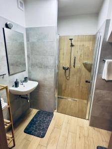 Et badeværelse på Apartmány pod Suchým vrchem + 7 billeder