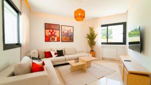 Χώρος καθιστικού στο Villa Malaga Luxury for 10 in Central Marsa