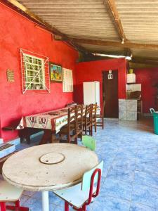 Posezení v ubytování Recanto da Coruja