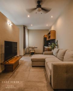 TV i/ili multimedijalni sistem u objektu Casa Junab - Apartments