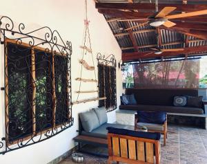 Posezení v ubytování Tres Corazones