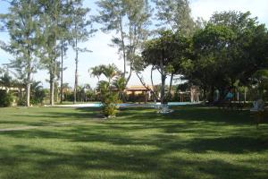 Puutarhaa majoituspaikan Samburá Chalés ulkopuolella