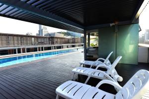 A patio or other outdoor area at Hotel Chancellor@Orchard