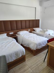 Postel nebo postele na pokoji v ubytování Maison d'hôtes Houria
