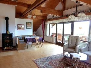 Posezení v ubytování Ferienwohnung Eichler