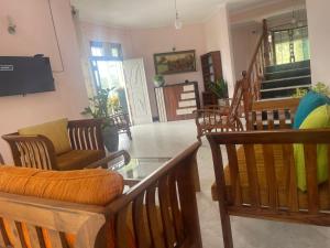 Posezení v ubytování Peak Lodge