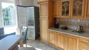Dapur atau dapur kecil di Apartmán Rainbow - Natur