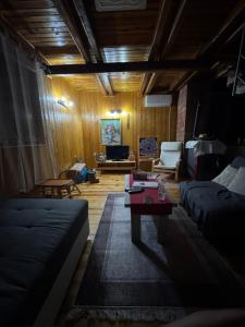 a living room with a couch and a table at Gružanski Biser in Knić