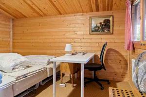 Ένα ή περισσότερα κρεβάτια σε δωμάτιο στο The Real Summerhouse Feeling In Grandma's House