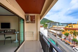 Nespecifikovaný výhled na hory nebo výhled na hory při pohledu z hotelu