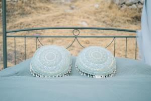 Ένα ή περισσότερα κρεβάτια σε δωμάτιο στο Star Sleep Eleousa Lesvos