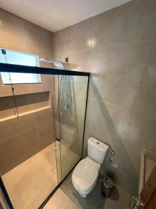 Koupelna v ubytování Casa Lencois