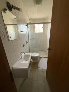 Koupelna v ubytování Bravo City Hotel Presidente Prudente