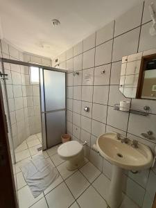 Koupelna v ubytování Bravo City Hotel Presidente Prudente