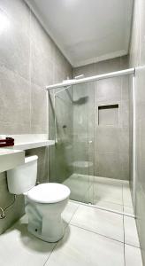 Koupelna v ubytování Pousada Villa Mar Porto - Em frente as piscinas naturais