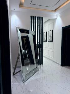 a mirror sitting on a floor in a room at Tropical Escape Villa in Puerto Plata