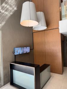 TV a/nebo společenská místnost v ubytování Sentite en Casa